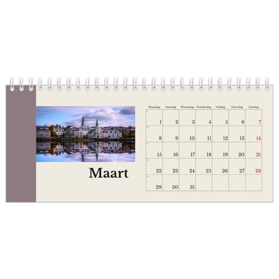Bureaukalenders — Bezienswaardigheden van de wereld [Maart]