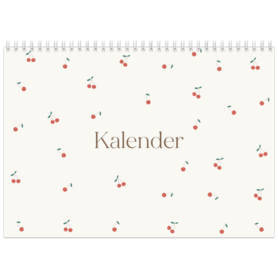 Fotokalender A4 Dubbel (30 x 40 cm) — Kersen gelukzaligheid [omslag]