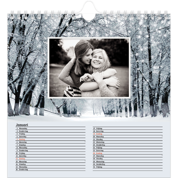 Fotokalender Vierkant — Vier jaargetijden