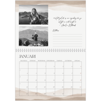 Fotokalender A4 Dubbel — Welzijn quotes