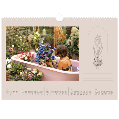 Fotokalender A3 — Simpel botanisch [omslag]
