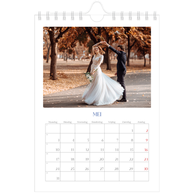 Fotokalender A5 — Kobalt klassieker [Mei]