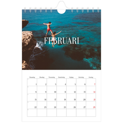 Fotokalender A5 — Eindeloze ontsnapping [Februari]