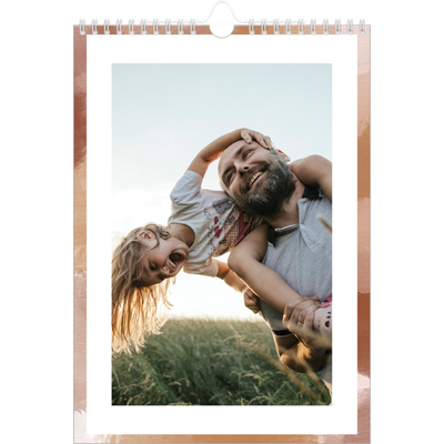 Verjaardagskalenders A4 — Verfkwast effect [omslag]