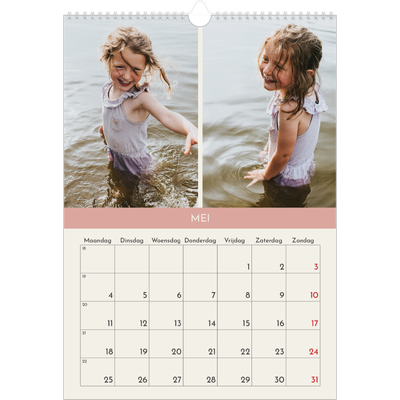 A3 Jaarkalender — Pastel hoofdstukken [omslag]