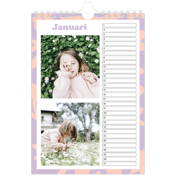Fotokalender A5 — Speelse patronen