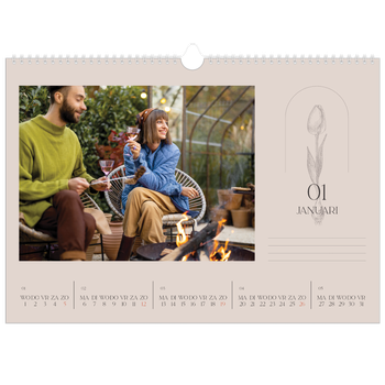Fotokalender A3 — Simpel botanisch