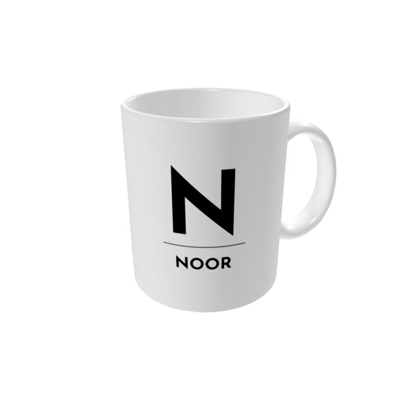 Mok bedrukken — Schijnwerper effect