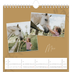 Jaarkalenders vierkant — Warme aardetinten [omslag]