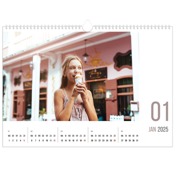 Fotokalender A3 — Maandnummers