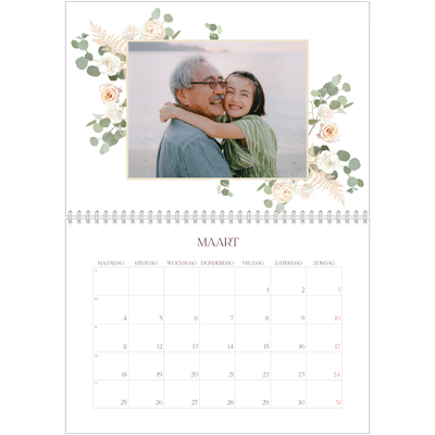 Fotokalender A4 Dubbel (30 x 40 cm) — Bohemian [Maart]
