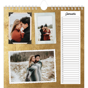 Fotokalender Vierkant — Fotocollage
