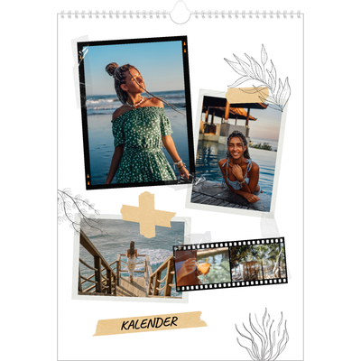 A3 Jaarkalender — Plakboek flair [omslag]