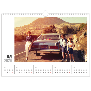 Fotokalender A3 — Verkorte tekst