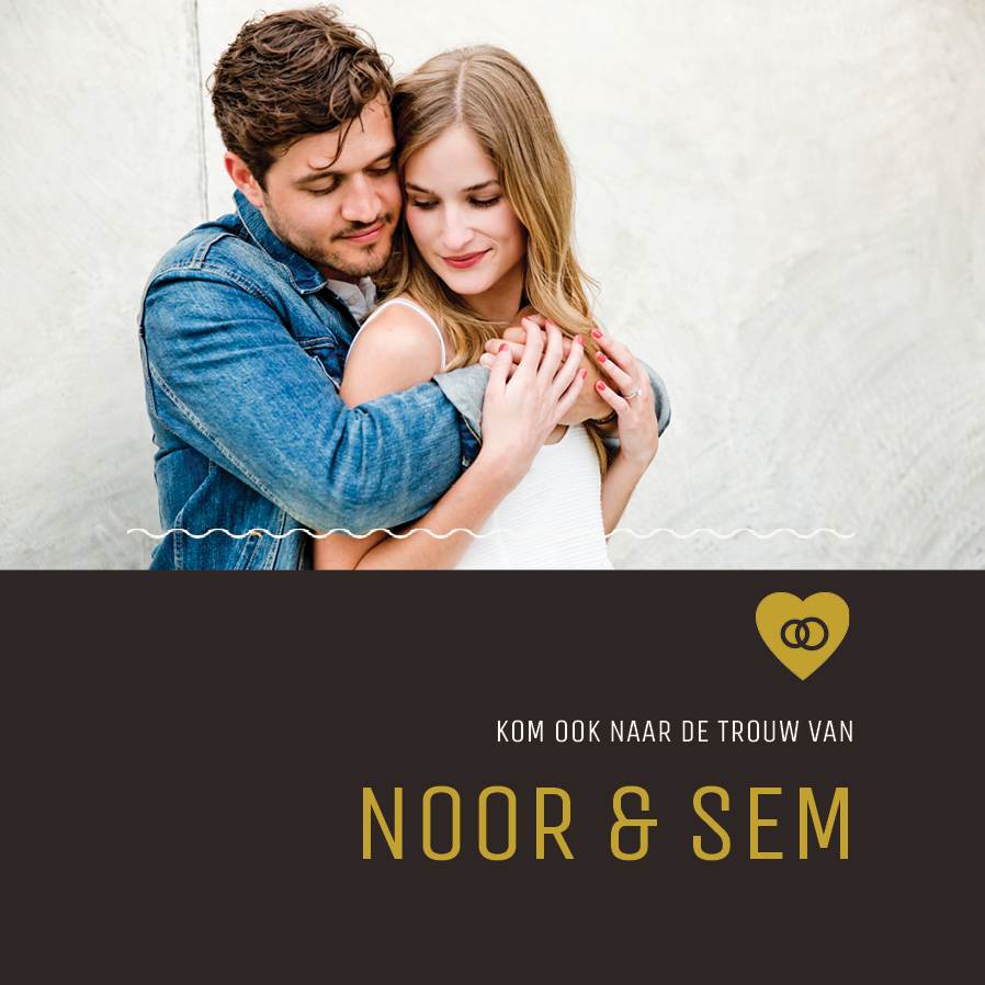 Uitnodigingen — Minimalistisch-Donker