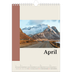 Fotokalender A4 (20 x 30 cm) — Bezienswaardigheden van de wereld [April]