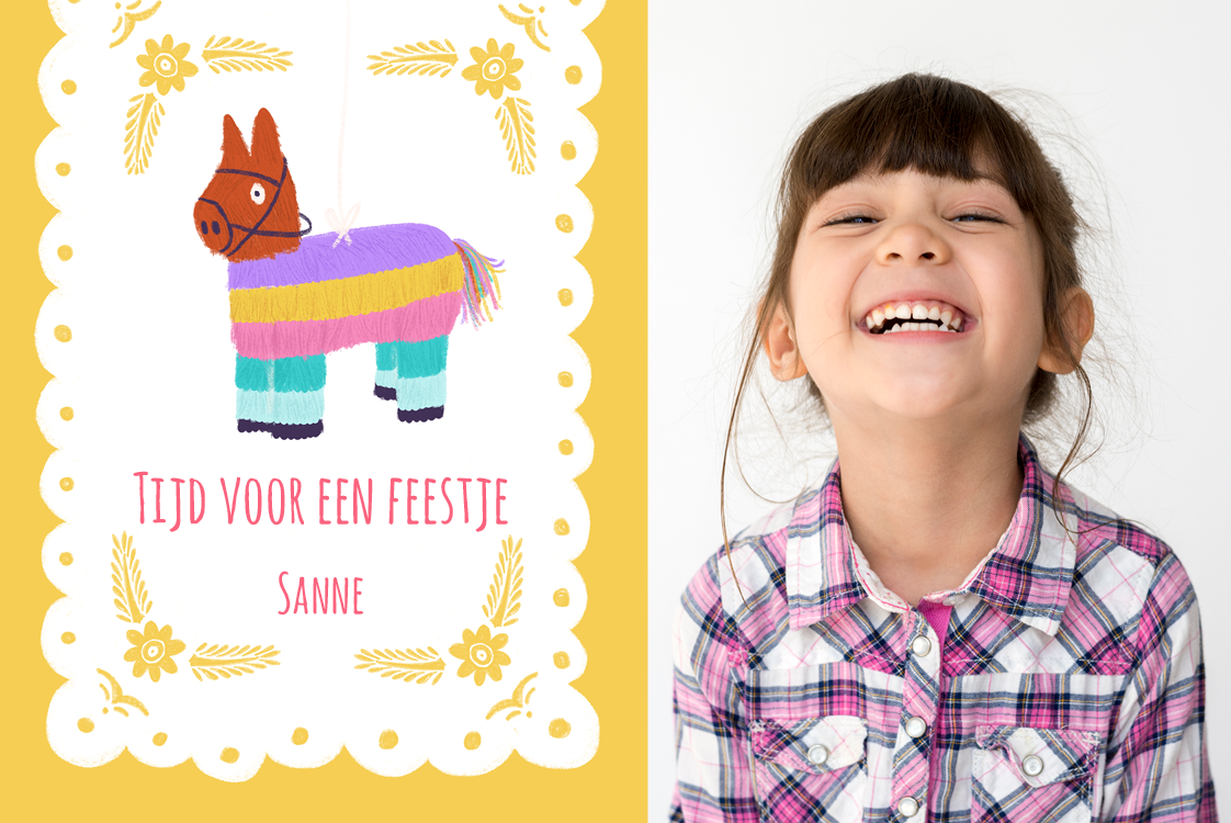 Uitnodigingen — Piñata Feest