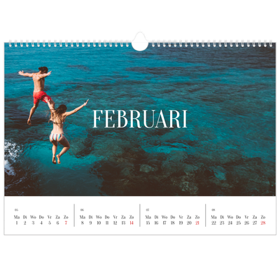 Fotokalender A3 — Eindeloze ontsnapping [Februari]