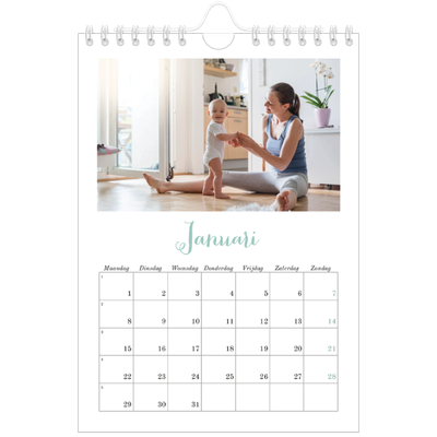 Fotokalender A5 — Hallo wereld [Januari]