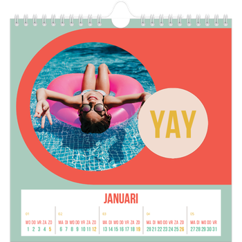 Fotokalender Vierkant — Oogverblindend mooi