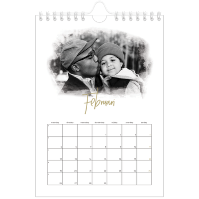 Fotokalender A5 — Foto effect [Februari]