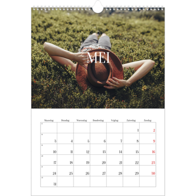 A3 Jaarkalender — Eindeloze ontsnapping [Mei]