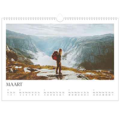 Fotokalender A3 — Surfing sunsets [Maart]