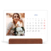 Bureaukalender met houten standaard  — Kobalt klassieker [April]