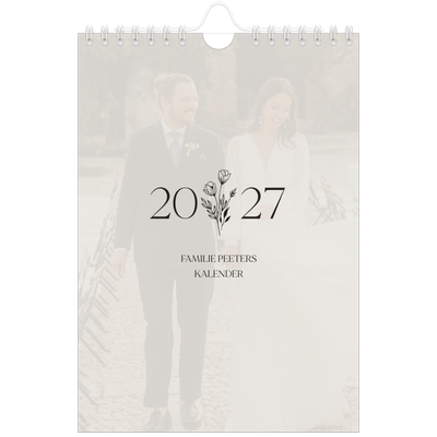 Fotokalender A5 — Initialen in bloei [omslag]
