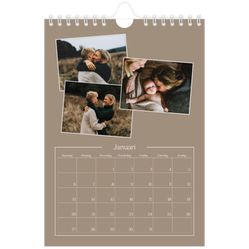 Fotokalender A5 — Gemaakte herinneringen