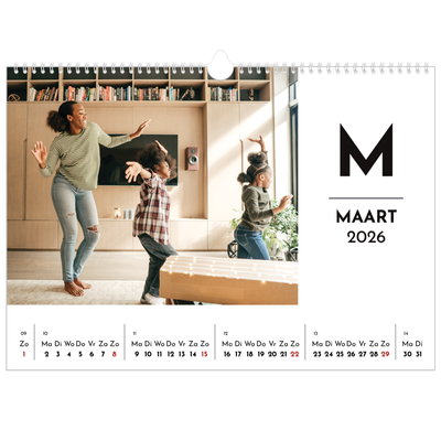 Fotokalender A3 — Schijnwerper effect [Maart]