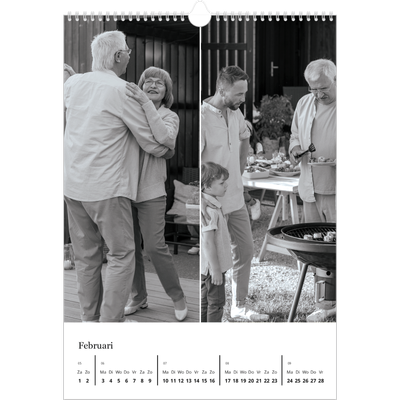 A3 Jaarkalender — Focus [Februari]