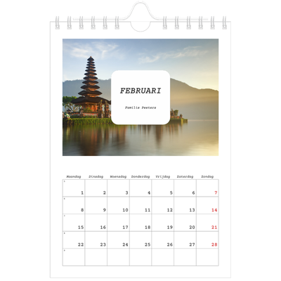 Fotokalender A5 — Het volledige verhaal [Februari]