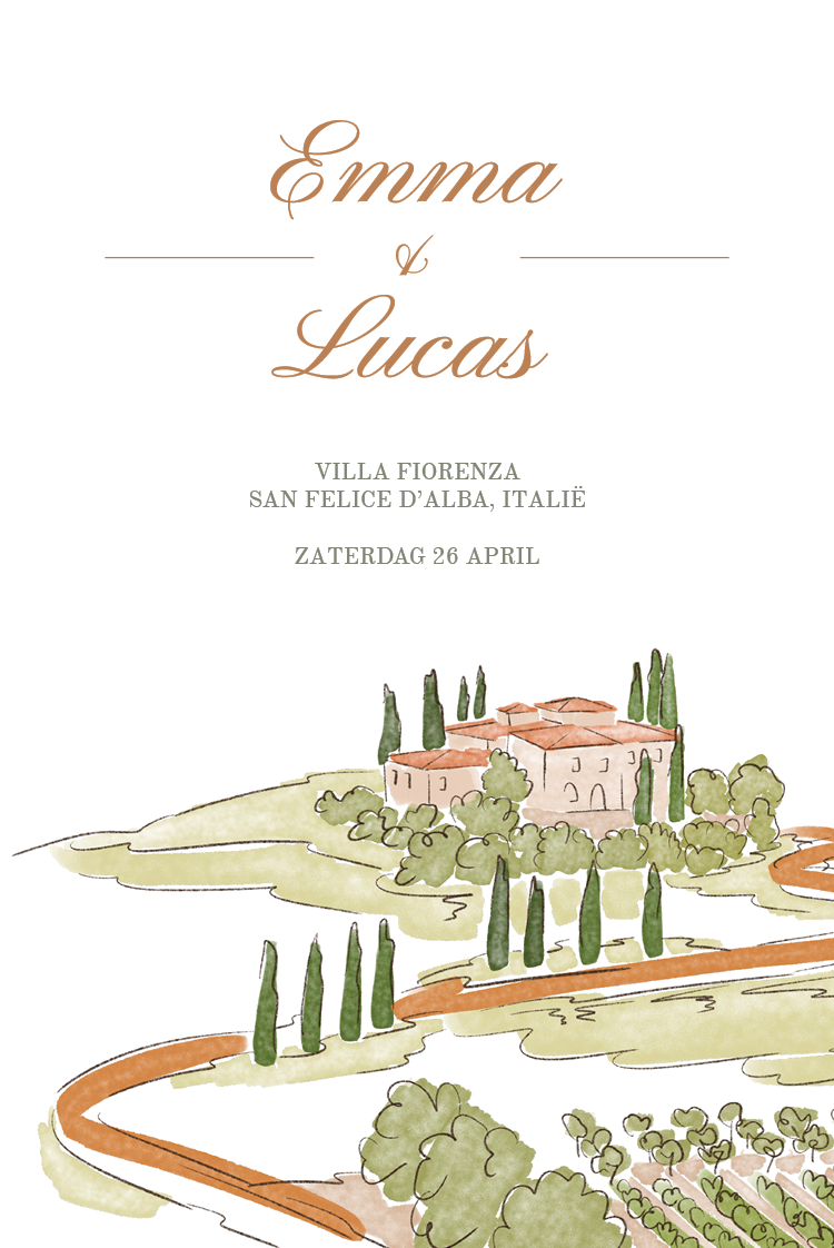 Uitnodigingen — Aquarelbestemming