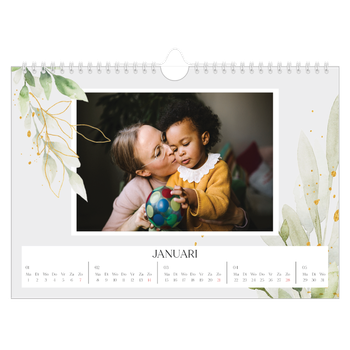 Fotokalender A4 — Bloemen splash