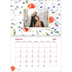 Fotokalender A4 Dubbel (30 x 40 cm) — Kleurrijke bloemenachtergrond [Februari]