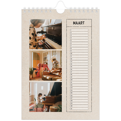 Fotokalender A5 — Stempel effect [Maart]