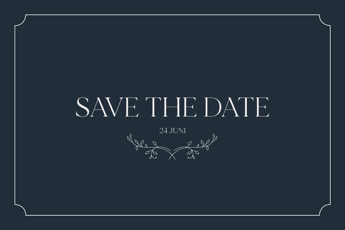 Save the date — Elegant
