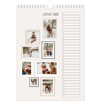Fotokalender A4 — Fotowand gallerij