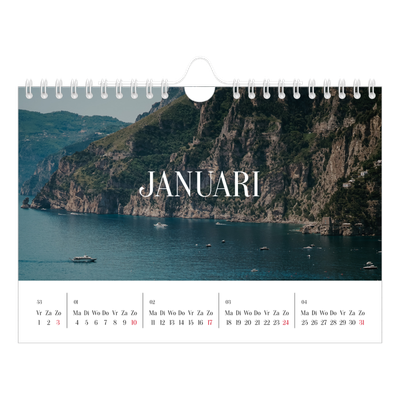 Fotokalender A5 — Eindeloze ontsnapping [Januari]