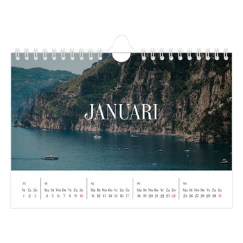 Fotokalender A5 — Eindeloze ontsnapping