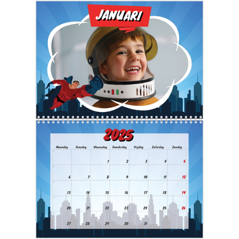 Fotokalender A4 Dubbel — Stripboek
