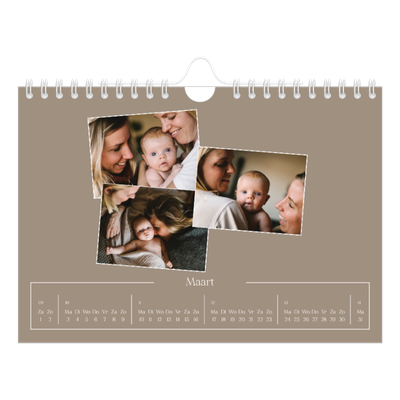 Fotokalender A5 — Gemaakte herinneringen [Maart]