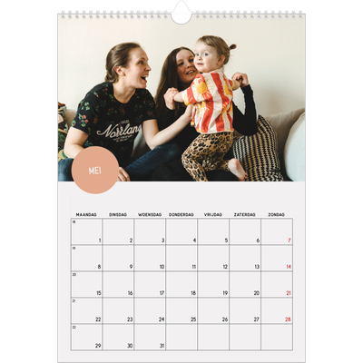 A3 Jaarkalender — Fotosticker [omslag]