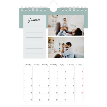 Fotokalender A5 — Kalender Lijst