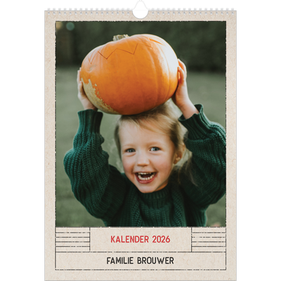 A3 Jaarkalender — Stempel effect [omslag]
