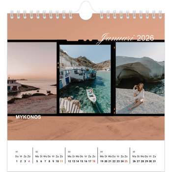 Fotokalender Vierkant — Zin in avontuur