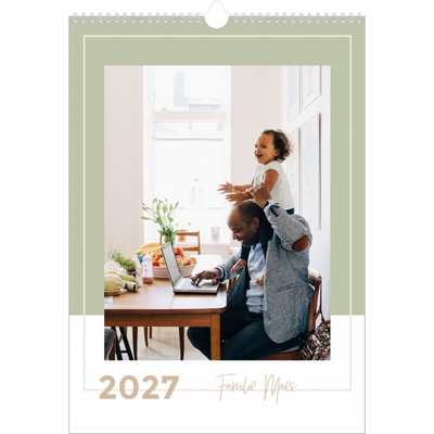 A3 Jaarkalender — Aardse frames [omslag]