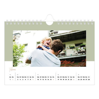 Fotokalender A5 — Aardse frames [Februari]
