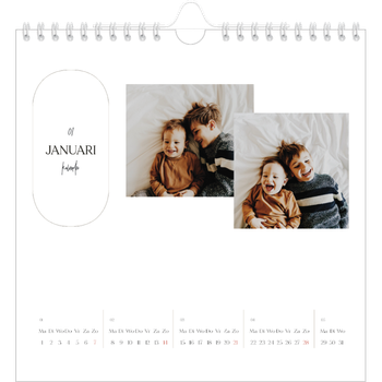 Fotokalender Vierkant — Plannen maken